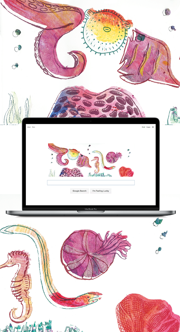 Google Doodle for Ocean Day