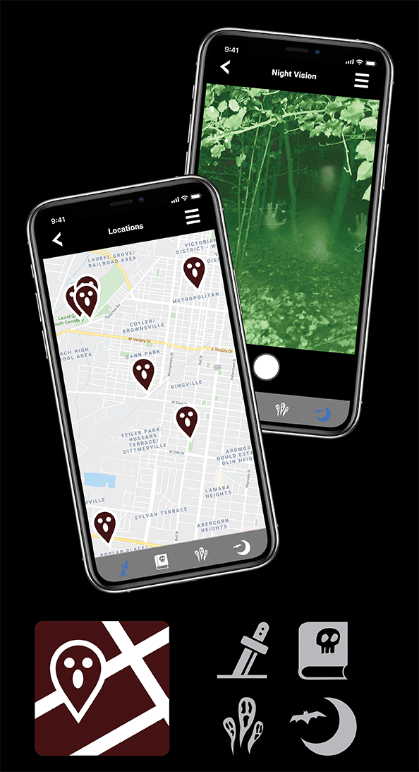 Haunted Hunting App and Icon Design